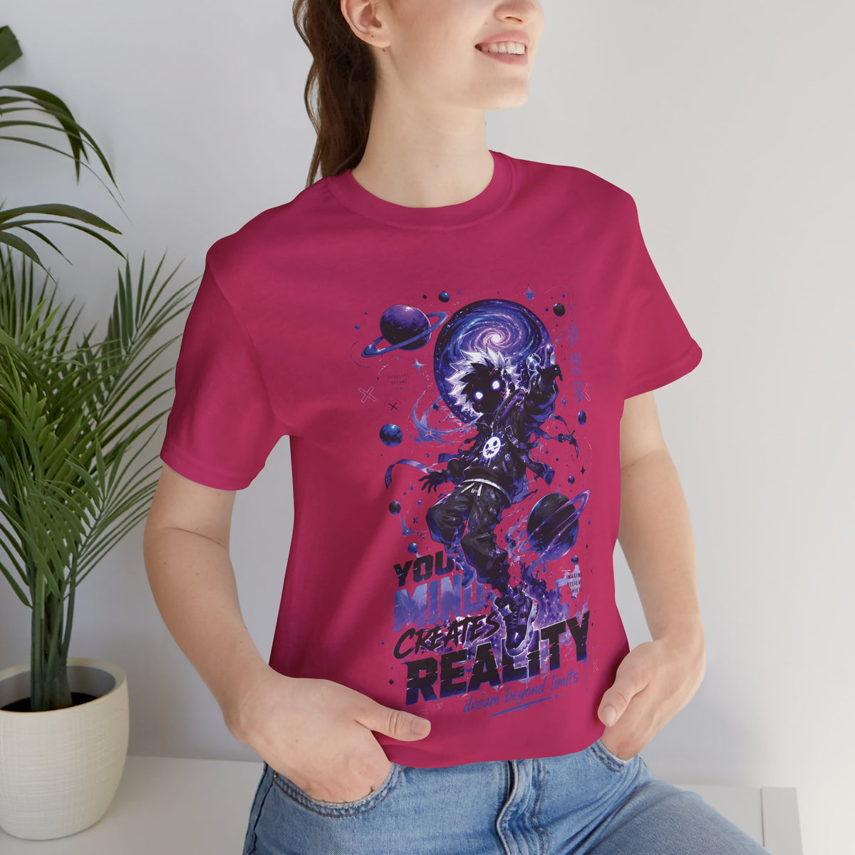 Your Mind Creates Reality Galaxy Graphic T Shirt
