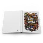 Hardcover Journal — "One Game One World" Soccer World Cup Fan Notebook