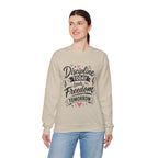 Crewneck Sweatshirt — "Discipline Today Leads to Freedom Tomorrow" Motivational Graphic