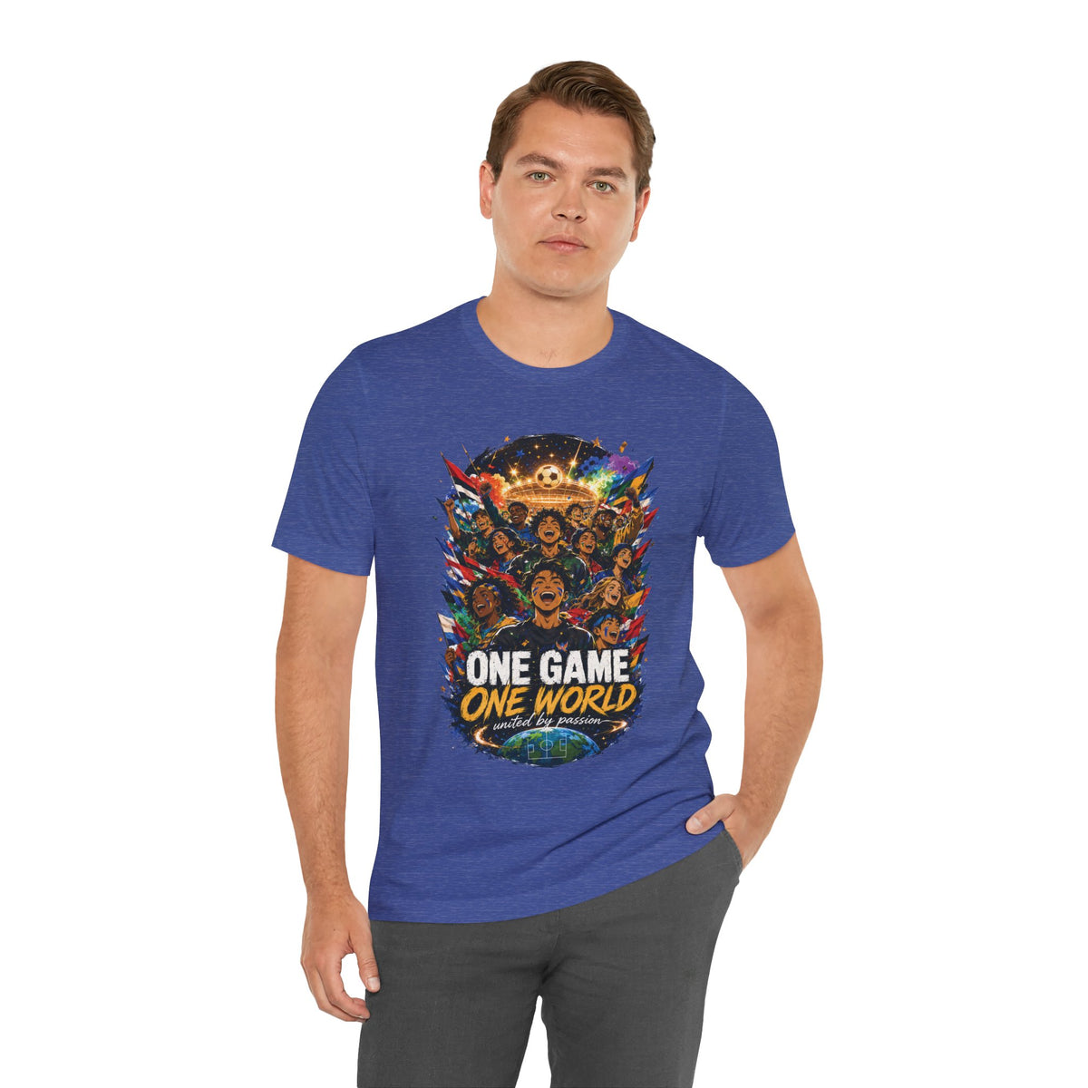 One Game One World Soccer Graphic T Shirt