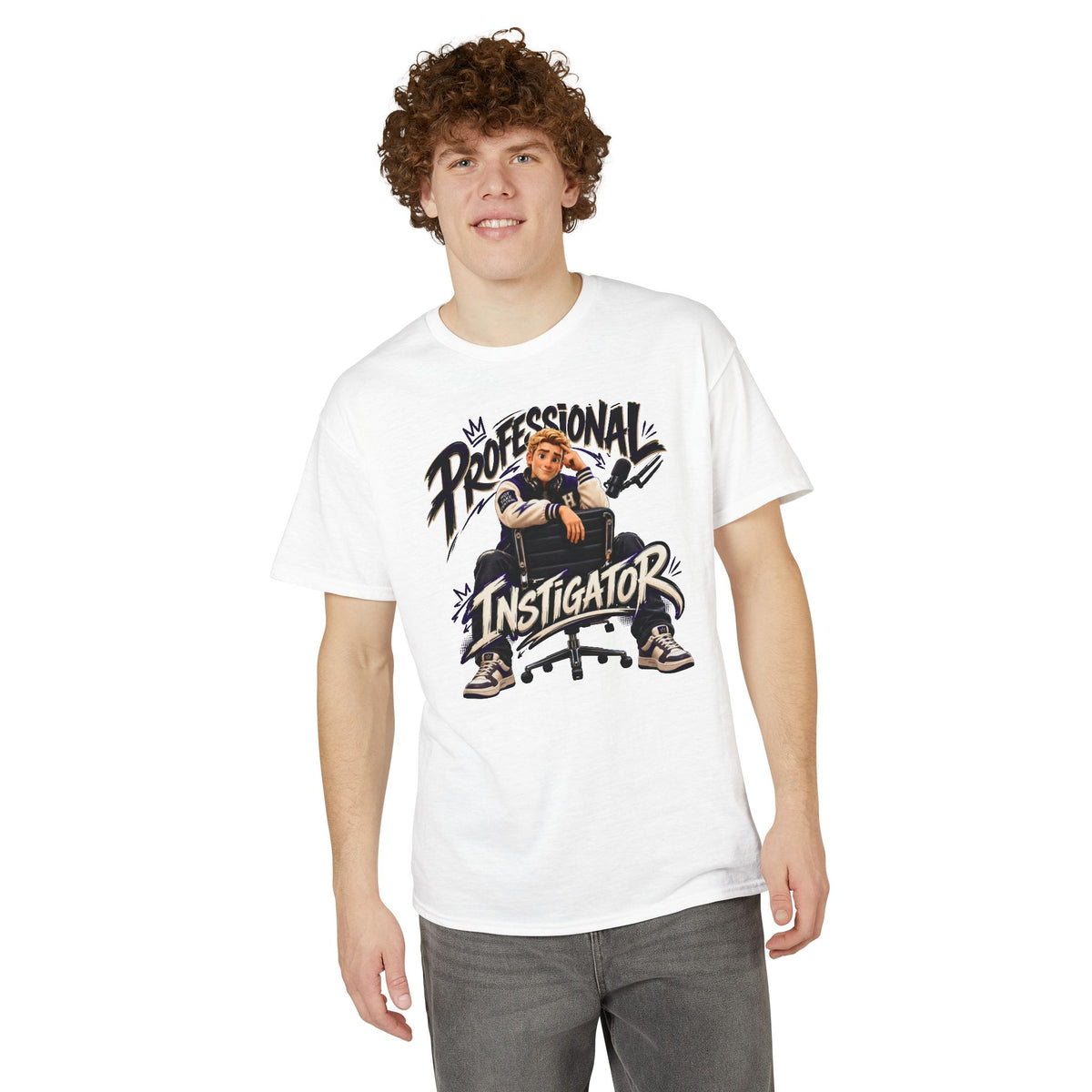 Hot Take Central Professional Instigator Jake Graphic T Shirt