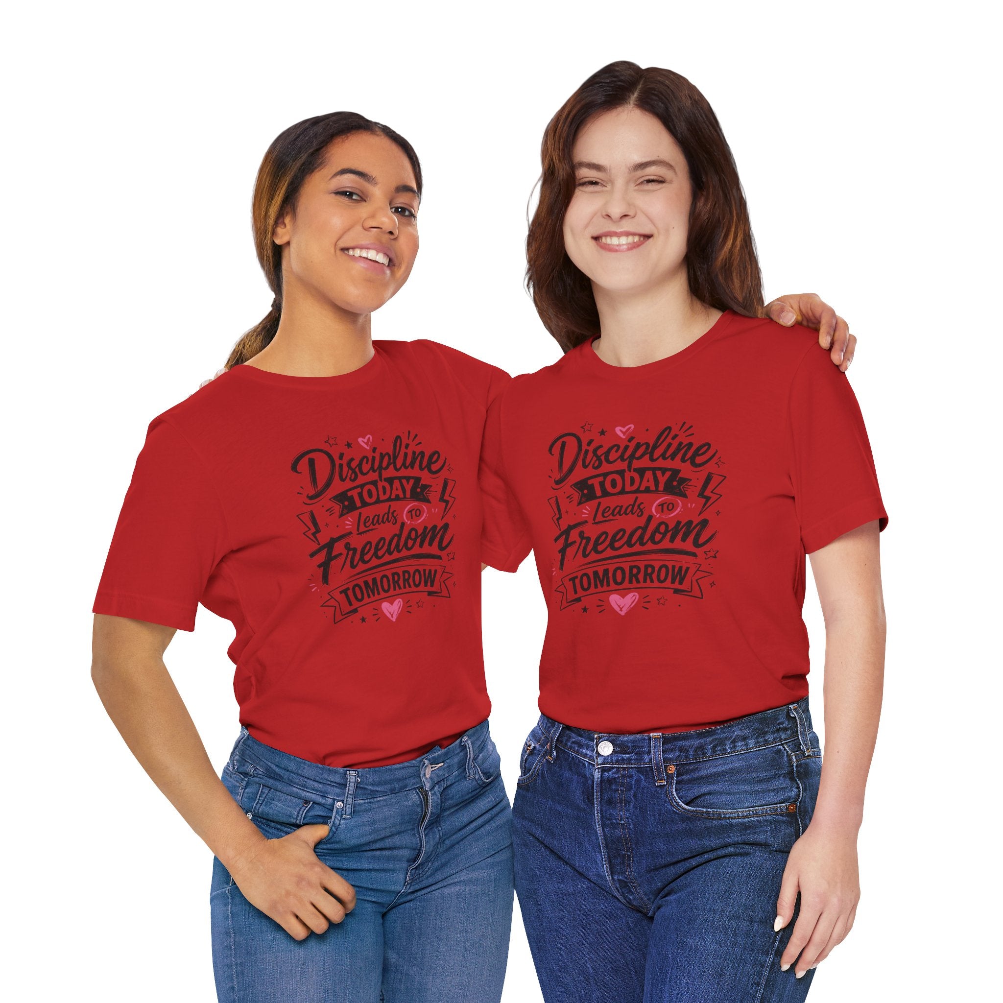 Discipline Today Leads to Freedom Tomorrow Tee — Motivational Fitness T-Shirt