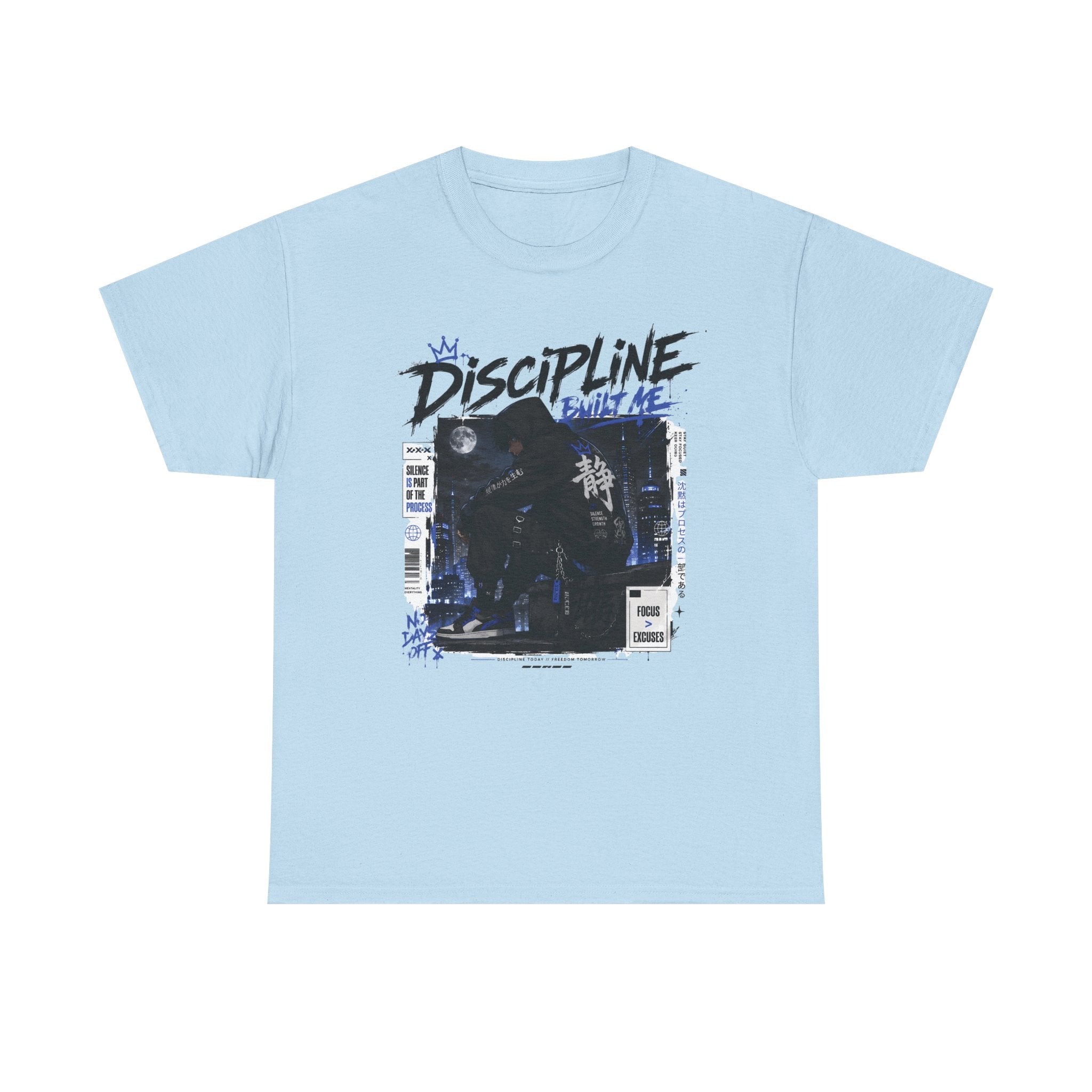 Discipline Built Me Anime Streetwear T Shirt