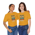Happy Mood Blob Tee | kawaii minimal, thick outline emoji cartoon