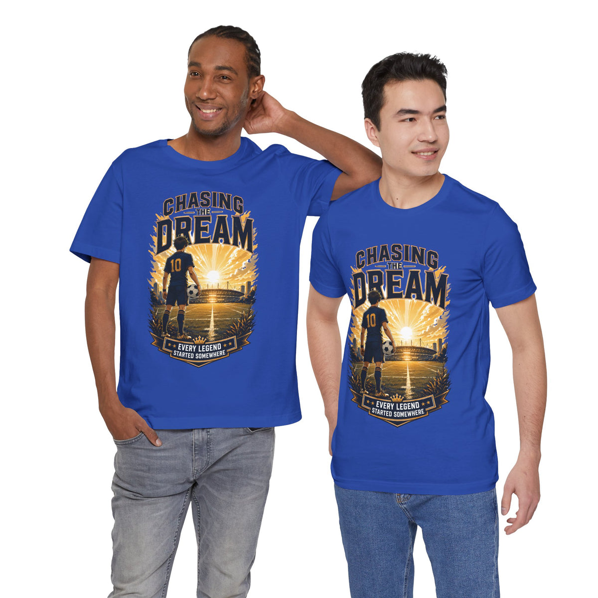 Chasing the Dream Soccer Graphic T Shirt