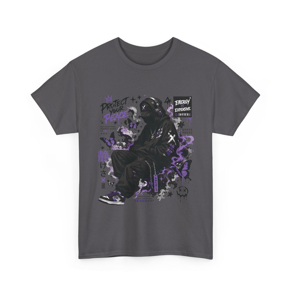 Peacekeeper Anime Graphic T Shirt Purple Streetwear Design
