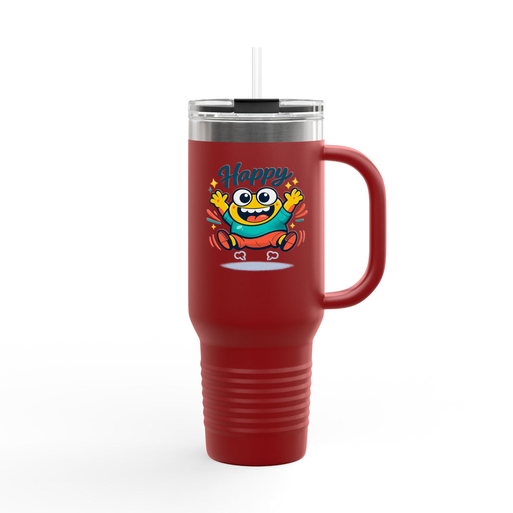 Happy Monster 40oz Insulated Travel Mug