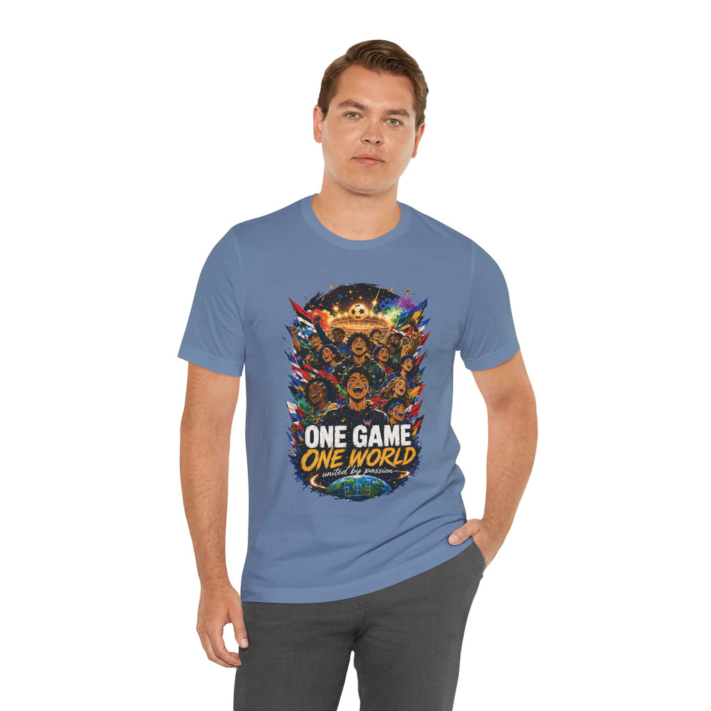 One Game One World Soccer Graphic T Shirt