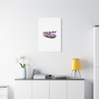Retro Racing Car Canvas Wall Art – Vintage Dragster Design