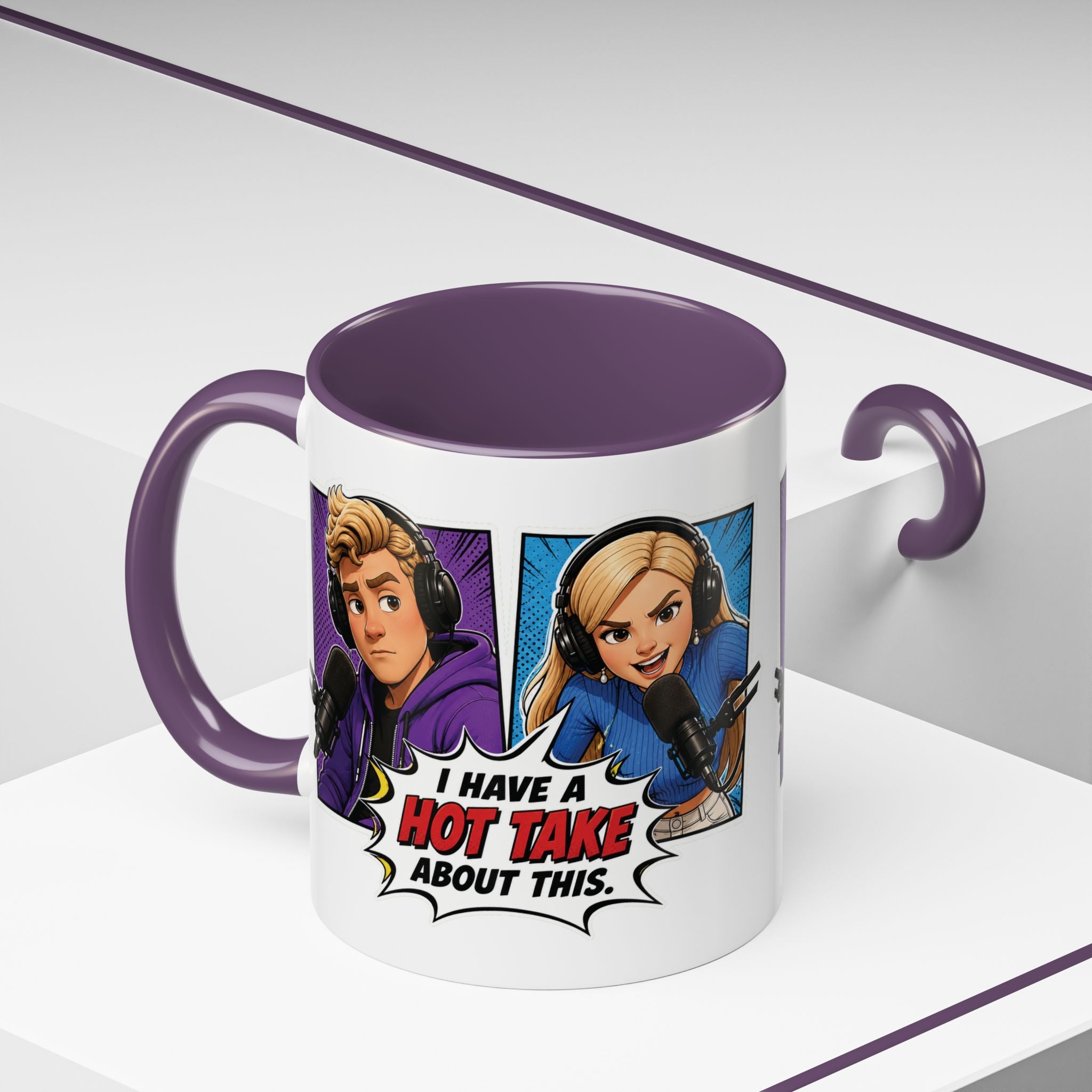 Jake And Emma Hot Take Coffee Mug — "I Have A Hot Take About This" Mug (11/15oz)