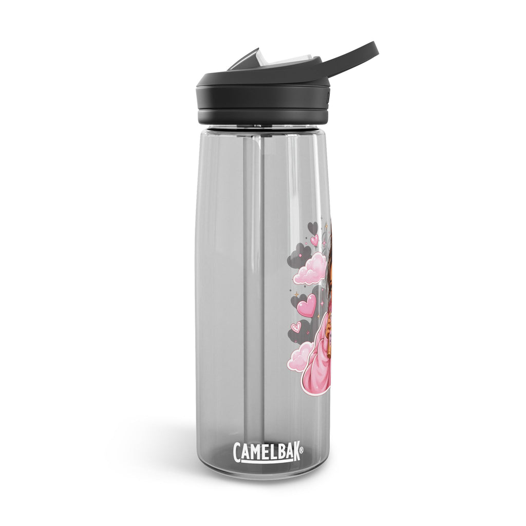 Cozy Pink Hoodie Girl CamelBak Eddy Water Bottle 20oz 25oz