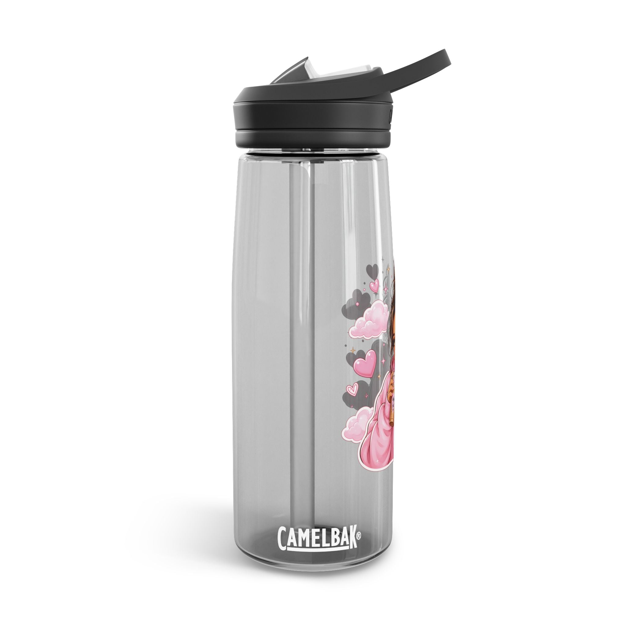 Cozy Pink Hoodie Girl CamelBak Eddy Water Bottle 20oz 25oz