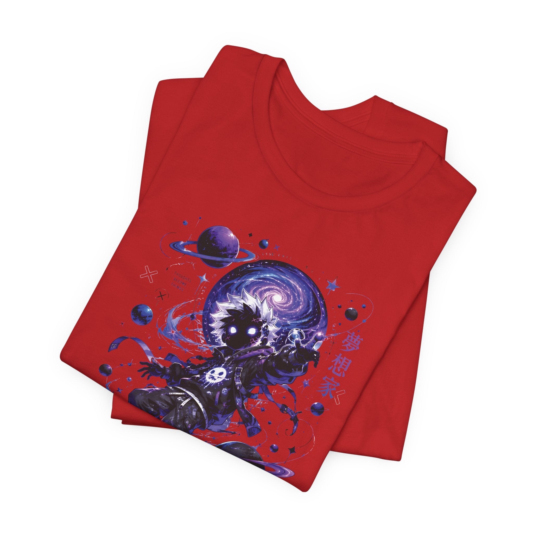 Astronaut Galaxy Tee — "Your Mind Creates Reality" Space Graphic T-Shirt