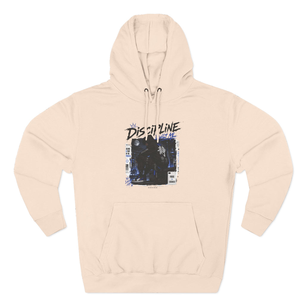Discipline Built Me Graphic Hoodie Vintage Streetwear