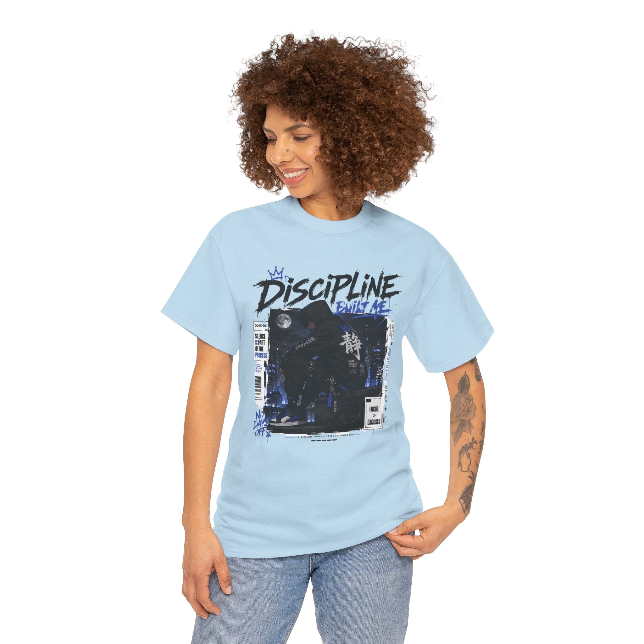 Discipline Built Me Anime Streetwear T Shirt