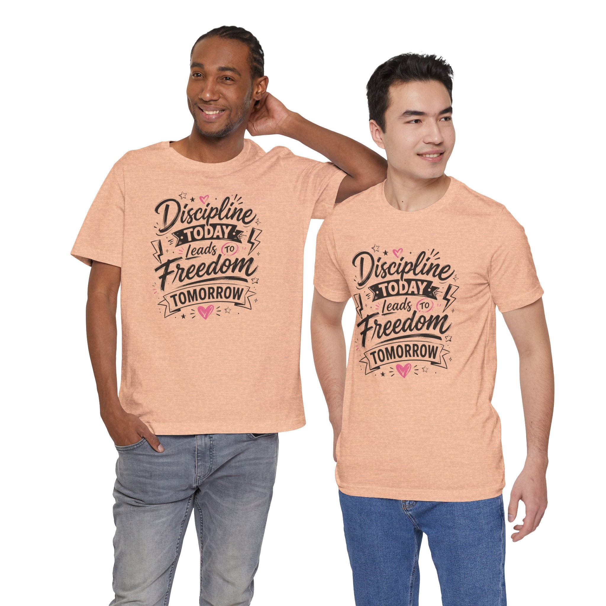 Discipline Today Leads to Freedom Tomorrow Tee — Motivational Fitness T-Shirt