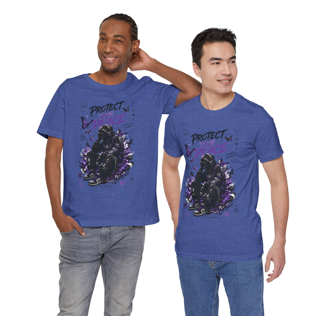 Protect Your Peace T-Shirt — Gothic Butterfly Graphic Tee