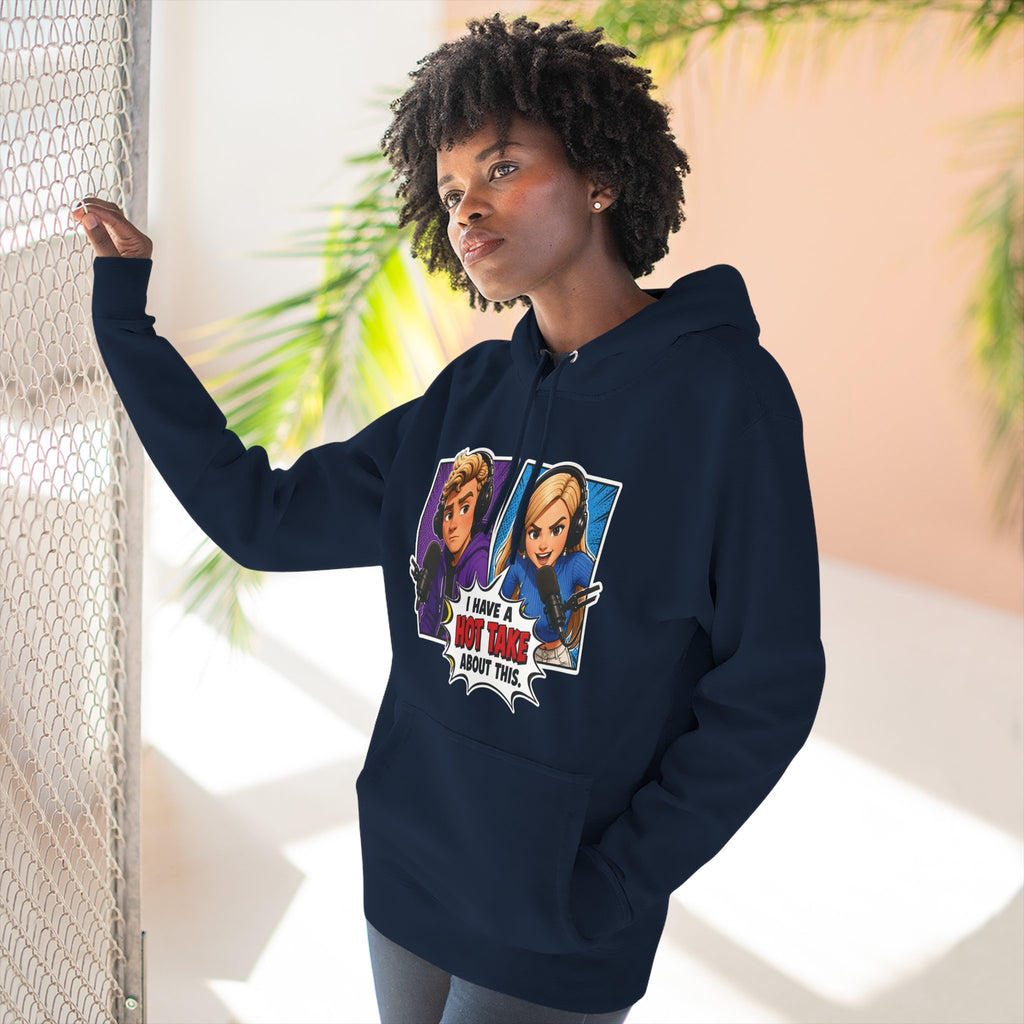Comic Pop Art Hoodie — “I Have a Hot Take About This” Graphic Pullover