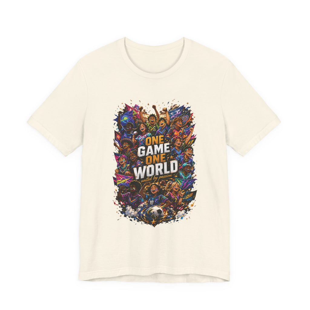 T-Shirt — 'One Game One World' Gamer Graphic Tee