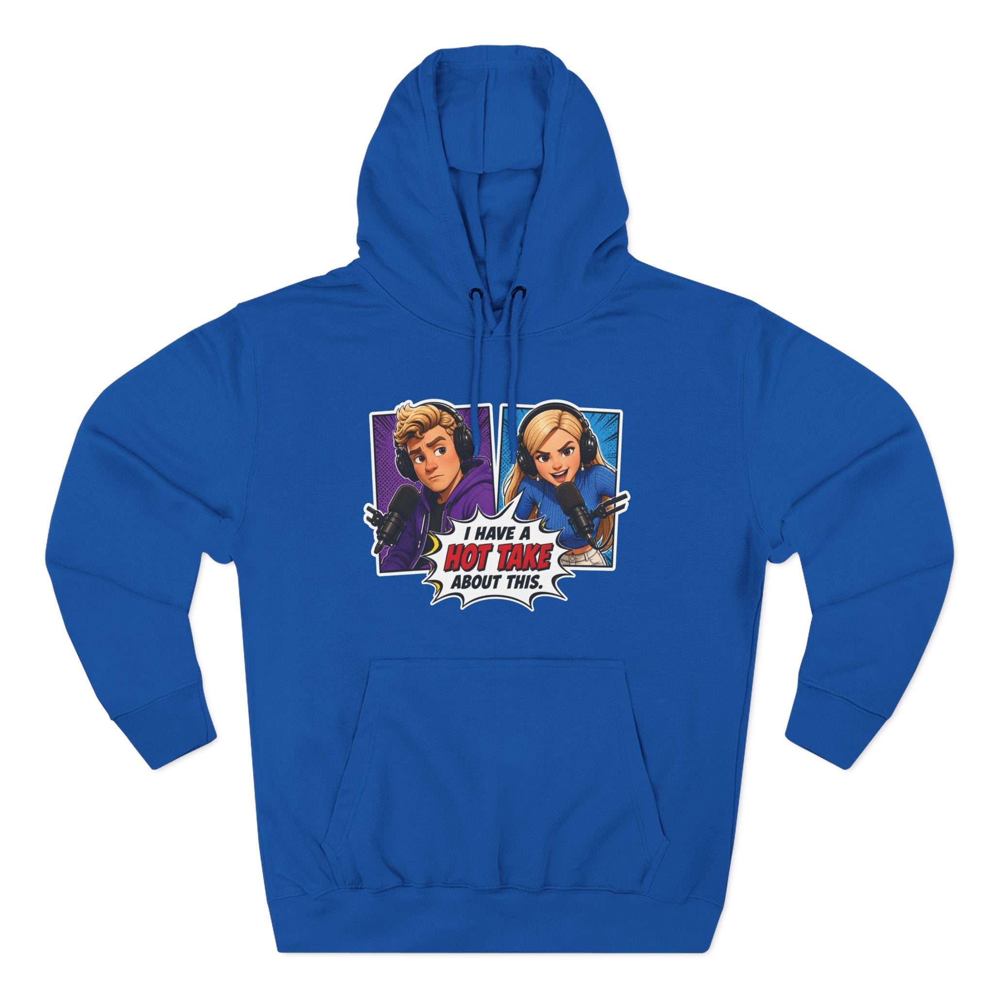 Comic Pop Art Hoodie — “I Have a Hot Take About This” Graphic Pullover