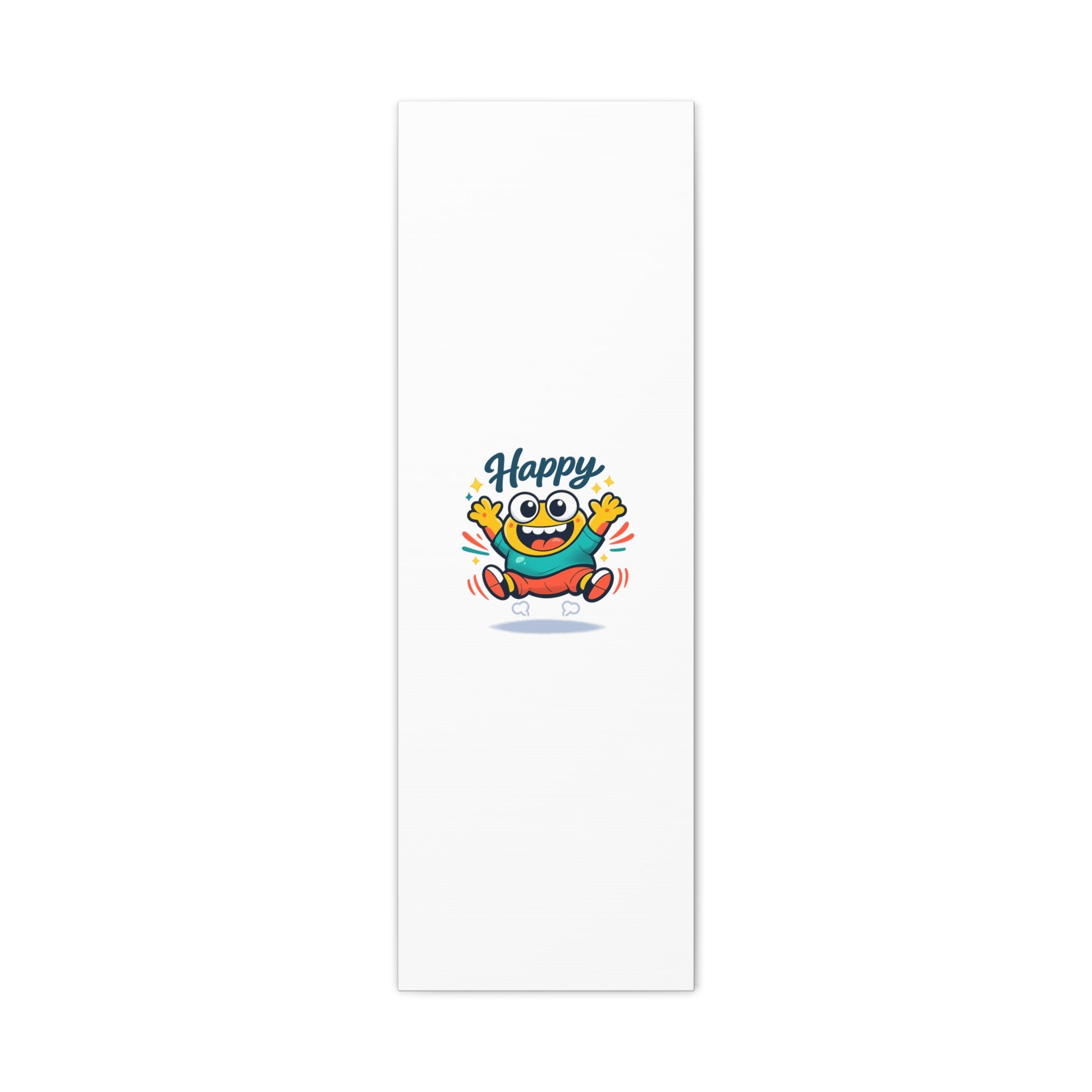 Happy Blob Cartoon Canvas | Bold Cartoon, Thick Outline, Kawaii Minimal