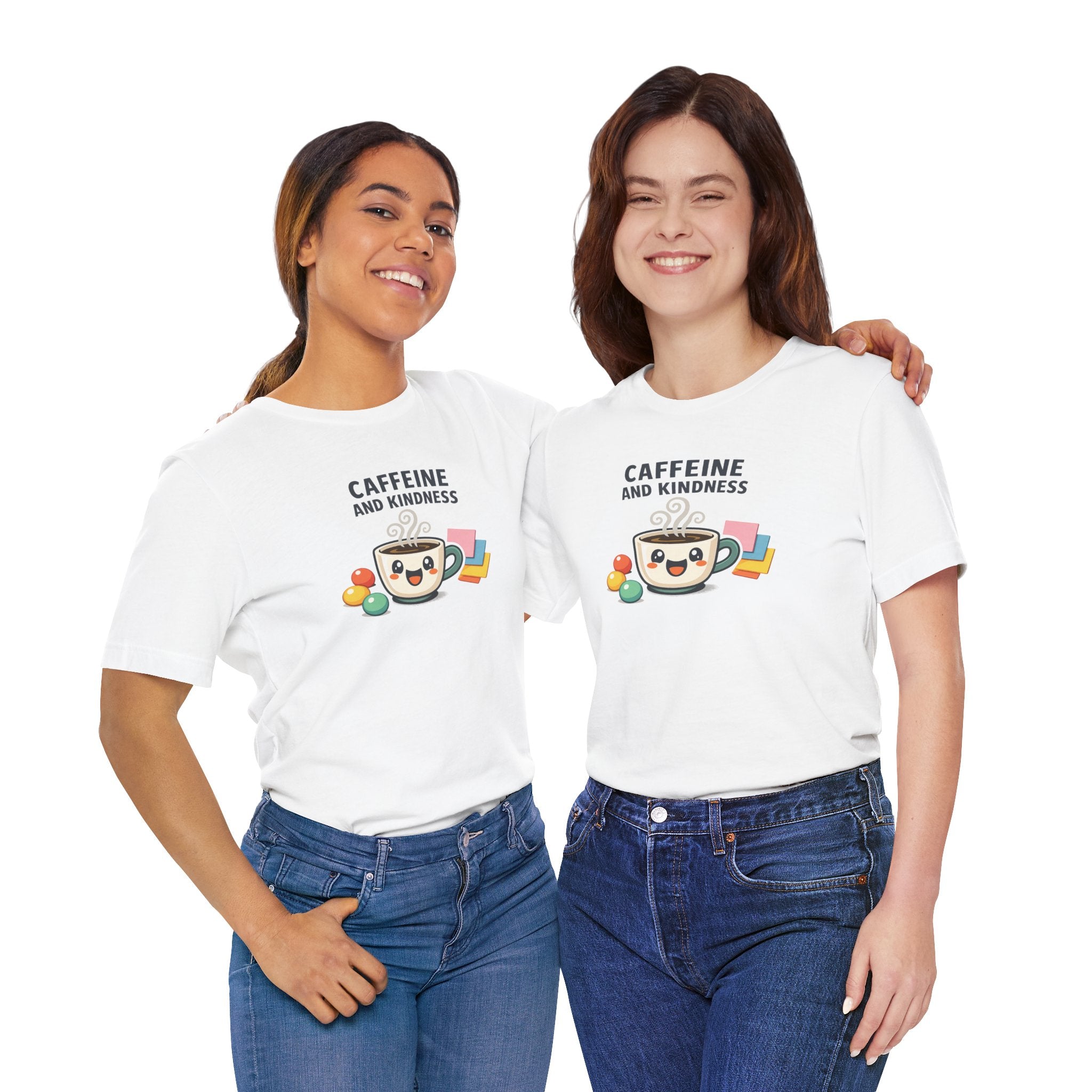 Caffeine and Kindness Tee | office humor, coffee fuel