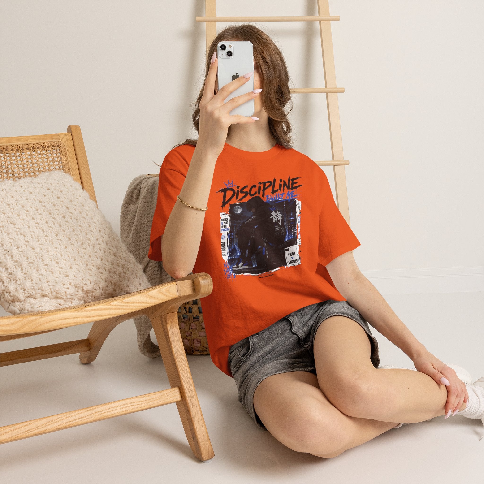 Discipline Built Me Anime Streetwear T Shirt