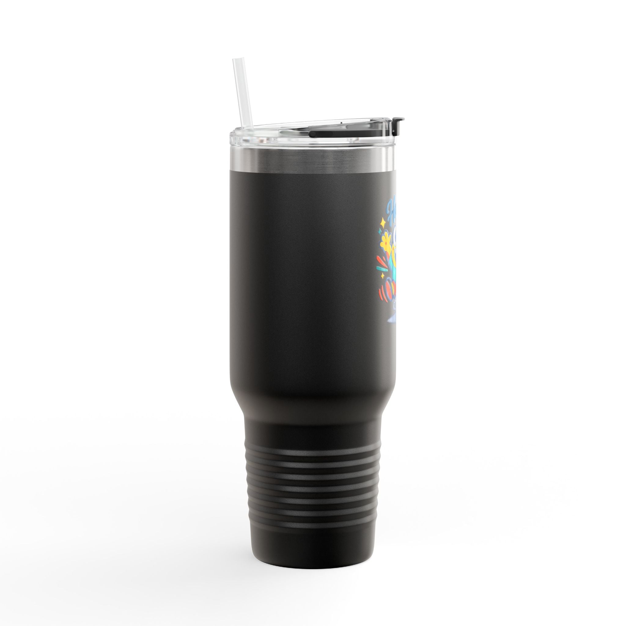 Happy Monster 40oz Insulated Travel Mug