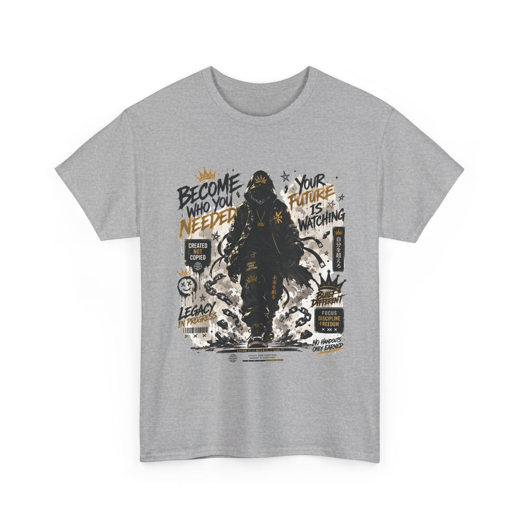 Become Who You Needed Inspirational Graphic T Shirt