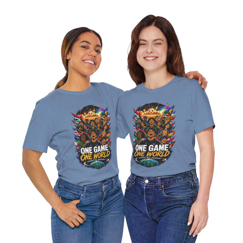 One Game One World Soccer Graphic T Shirt