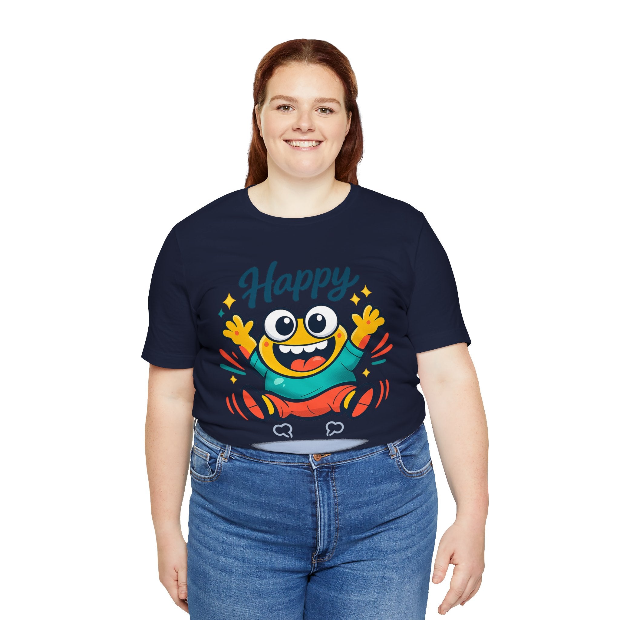 Happy Mood Blob T Shirt Cute Kawaii Graphic Tee