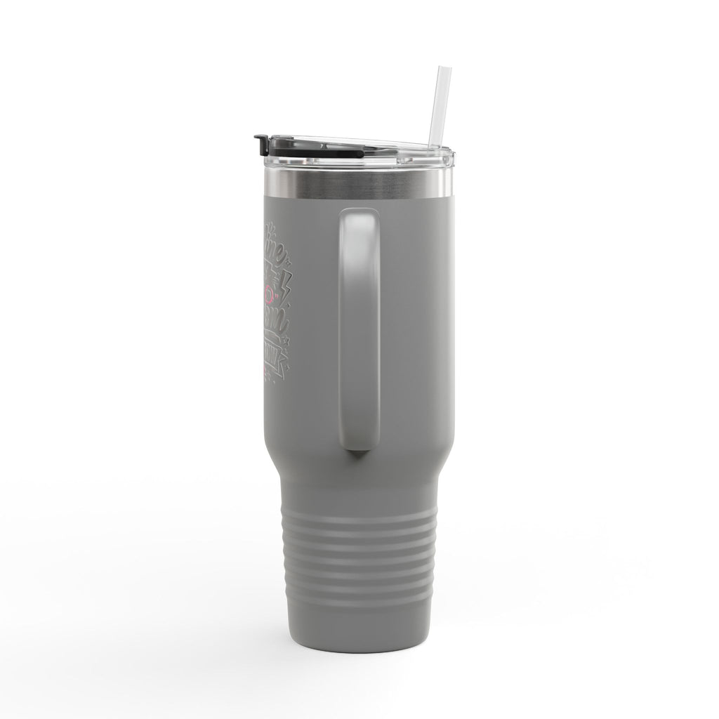 40oz Insulated Travel Mug — "Discipline Today Leads to Freedom Tomorrow" Motivational Tumbler