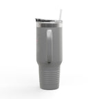 40oz Insulated Travel Mug — "Discipline Today Leads to Freedom Tomorrow" Motivational Tumbler