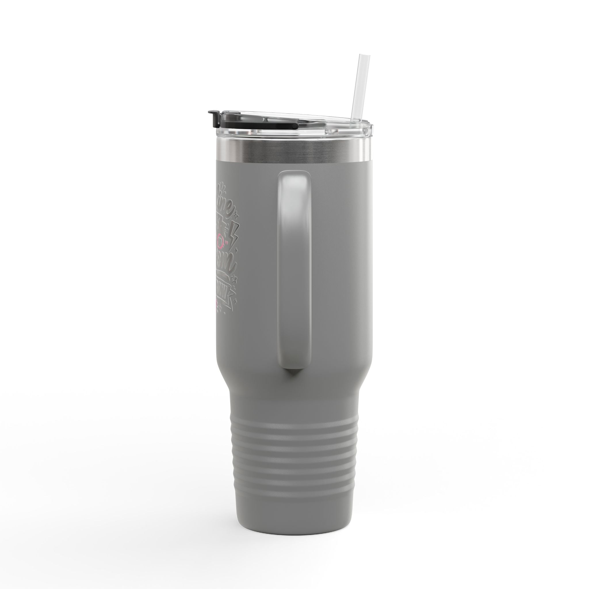 40oz Insulated Travel Mug — "Discipline Today Leads to Freedom Tomorrow" Motivational Tumbler