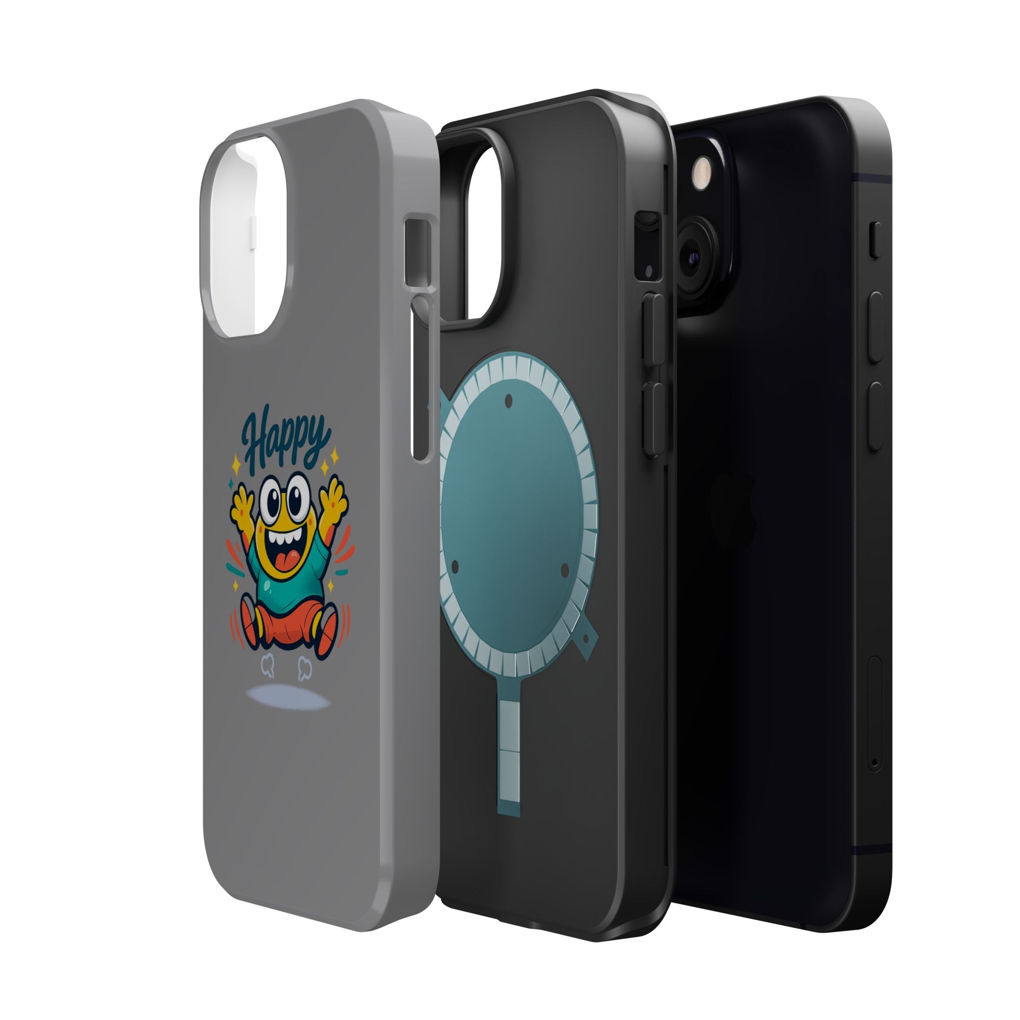 Happy Monster Magnetic Impact-Resistant Phone Case