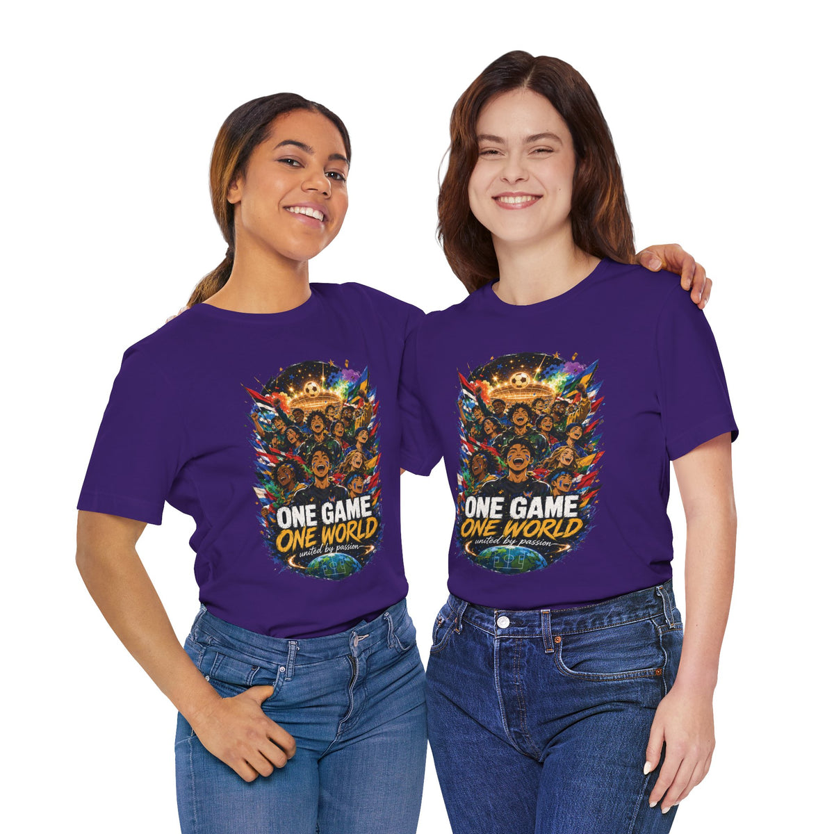 One Game One World Soccer Graphic T Shirt