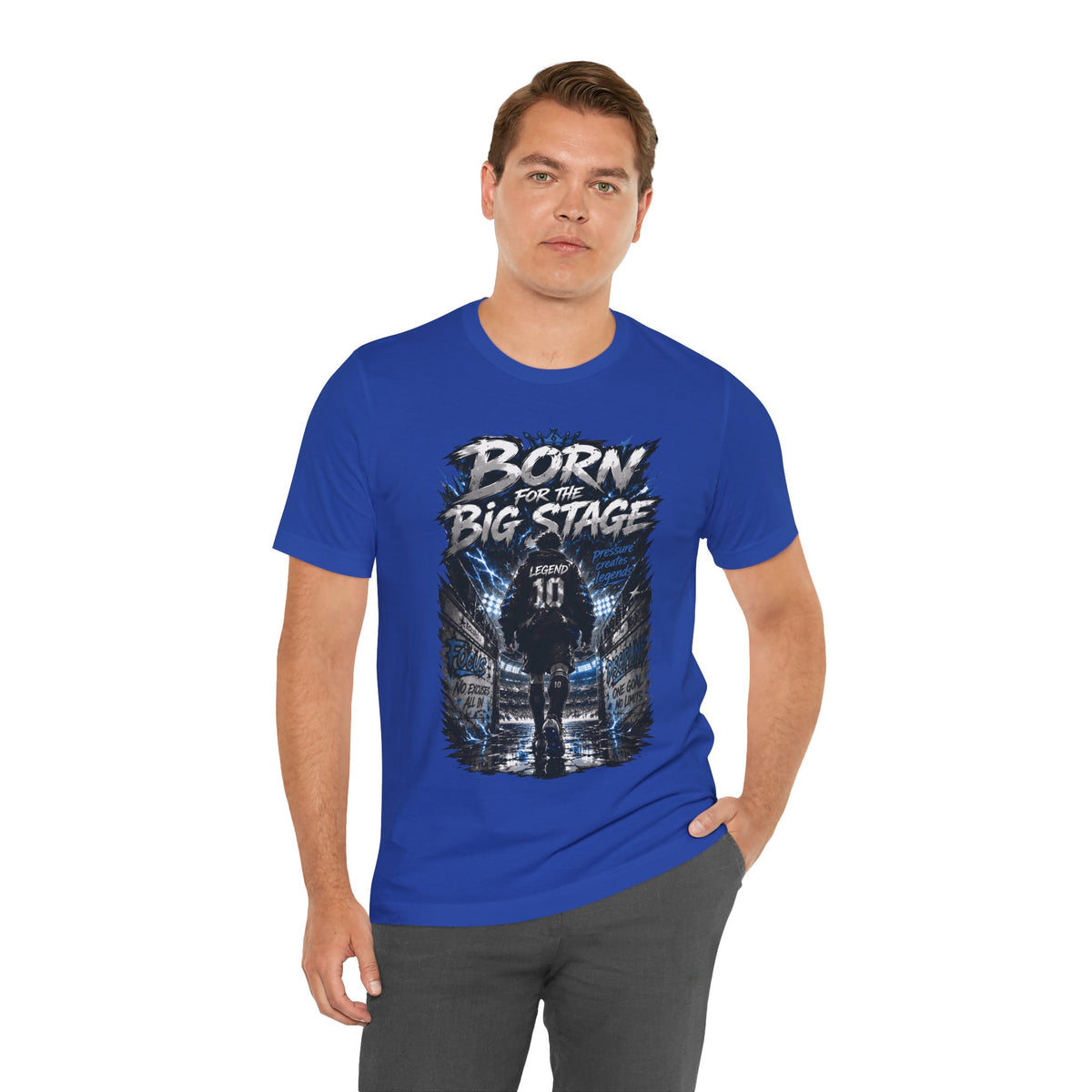 Born for the Big Stage Soccer Player T Shirt