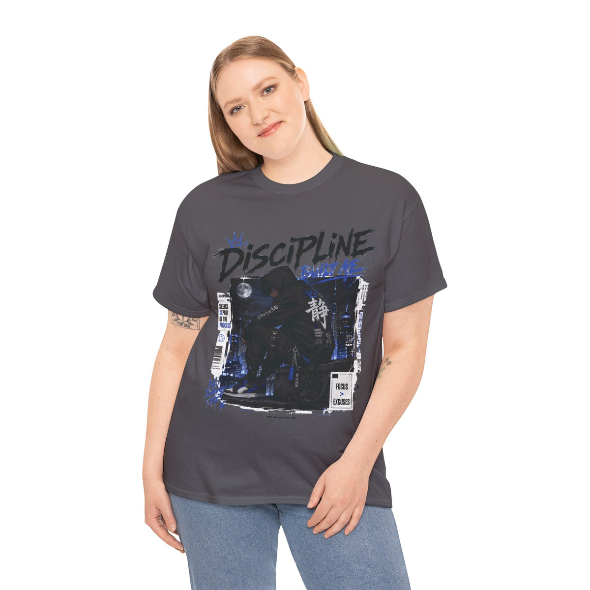 Discipline Built Me Anime Streetwear T Shirt