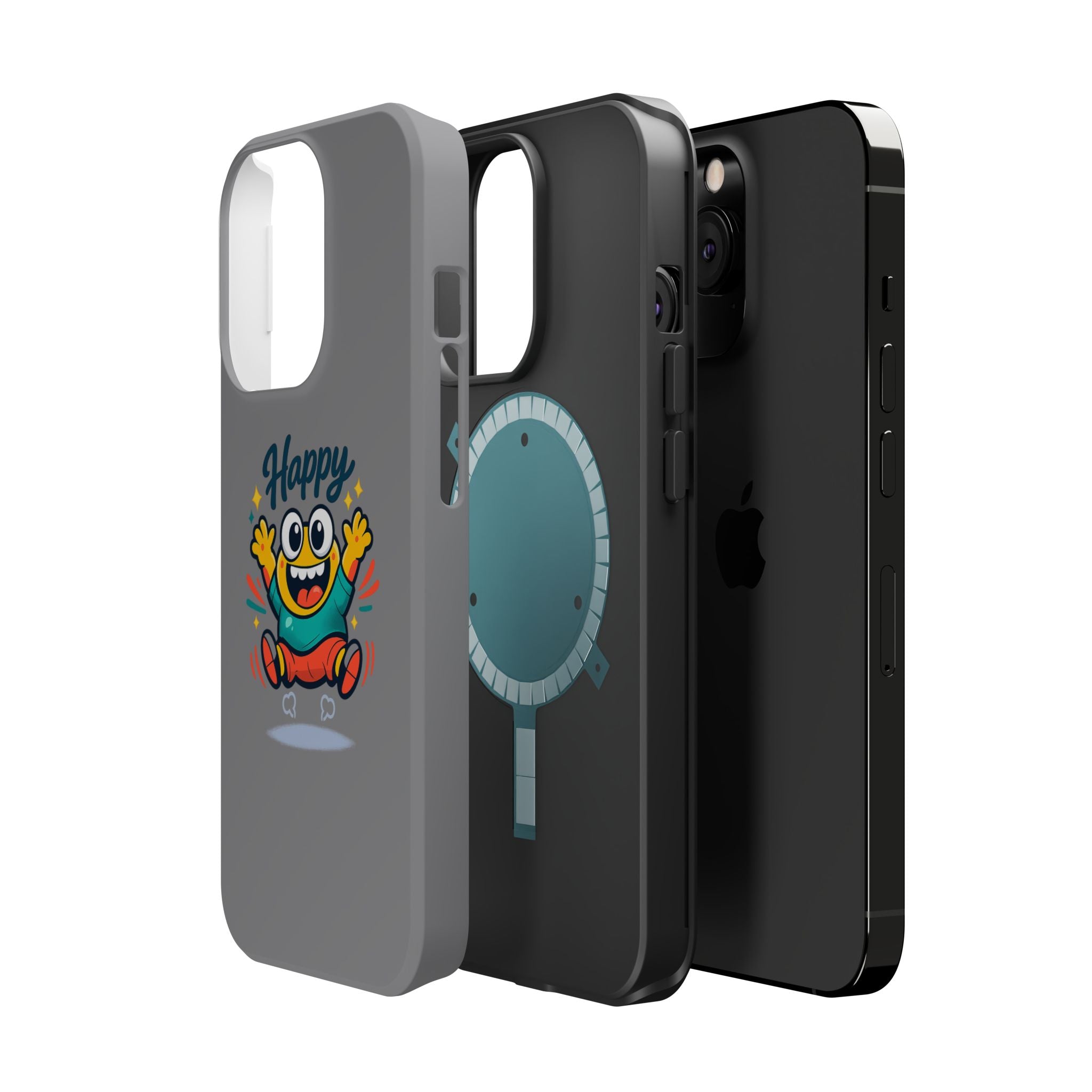 Happy Monster Magnetic Impact-Resistant Phone Case