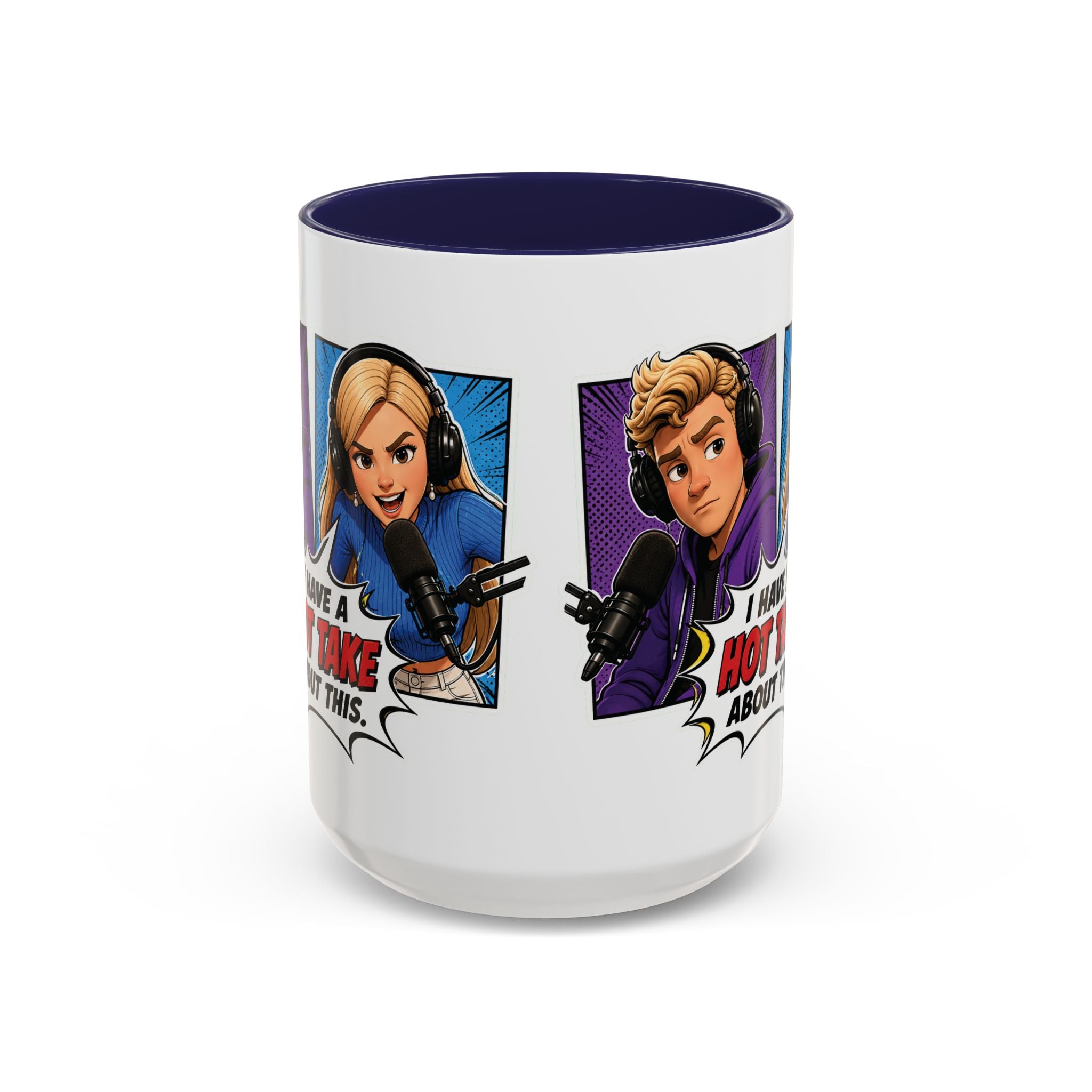 Jake And Emma Hot Take Coffee Mug — "I Have A Hot Take About This" Mug (11/15oz)