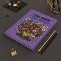 One Game One World Hardcover Journal — Soccer Fan Notebook with Customizable Name & Number