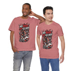 No Risk No Glory Soccer T-Shirt — Dynamic Football Player Graphic Tee
