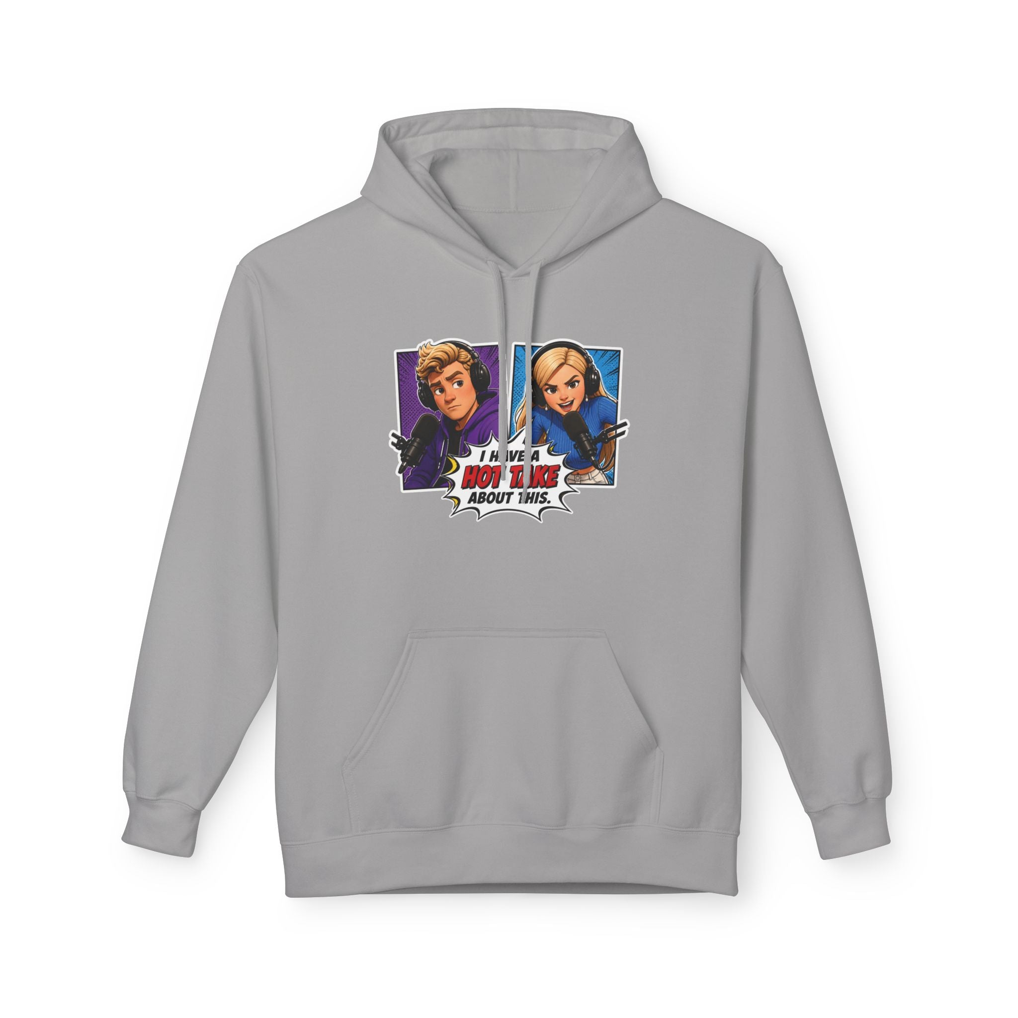 Pop-Art "I HAVE A HOT TAKE ABOUT THIS" Hoodie — Hot Take Central Graphic