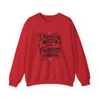 Crewneck Sweatshirt — "Discipline Today Leads to Freedom Tomorrow" Motivational Graphic