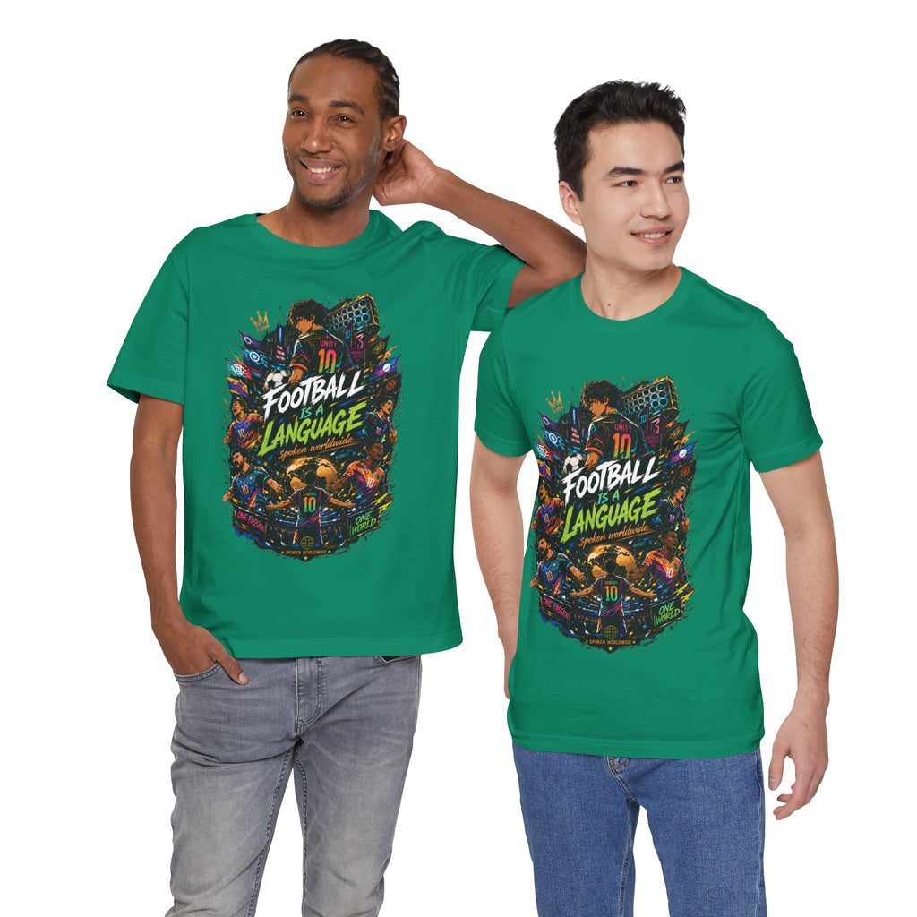 Football Is a Language Graphic T Shirt