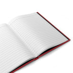 Hardcover Journal — "One Game One World" Soccer Keepsake (Custom Name & Number)
