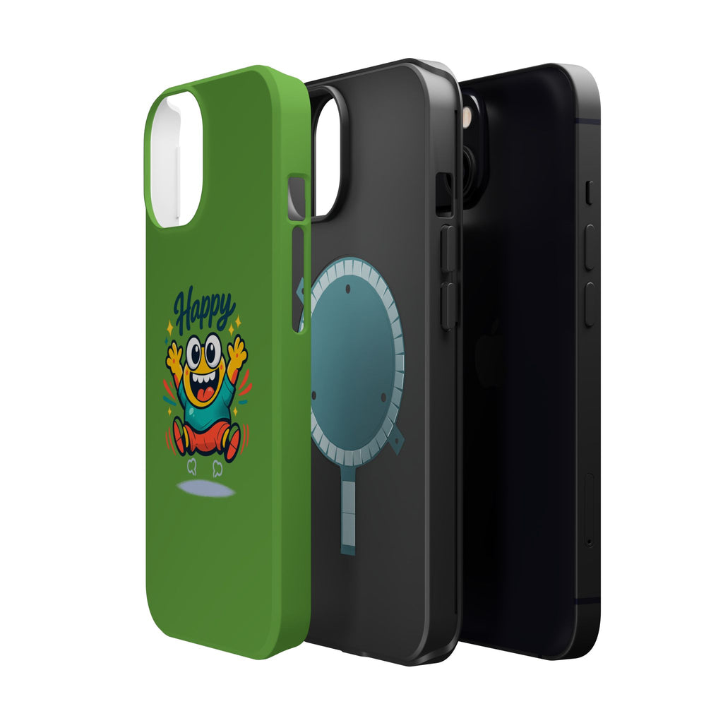 Happy Monster Magnetic Impact-Resistant Phone Case