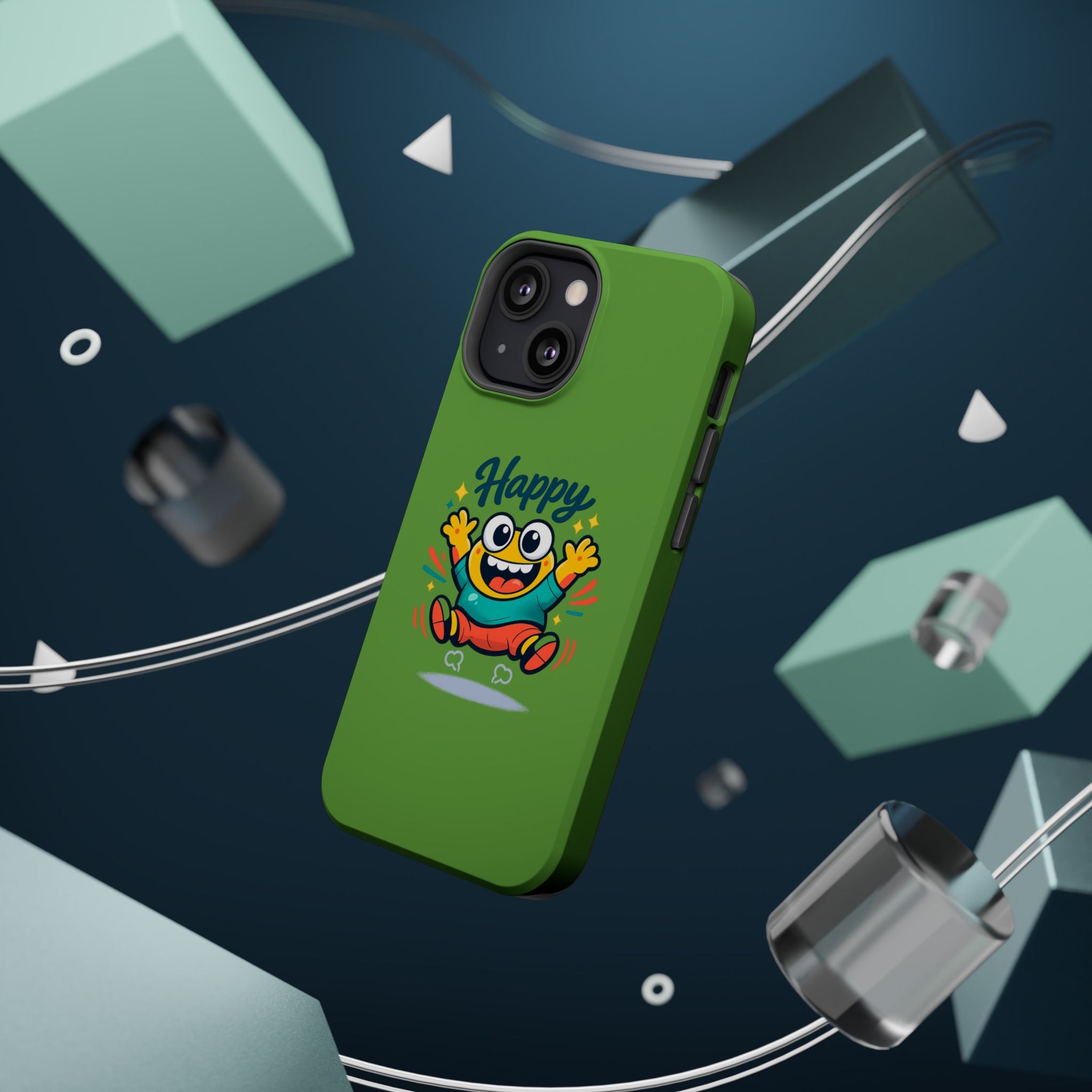Happy Monster Magnetic Impact-Resistant Phone Case
