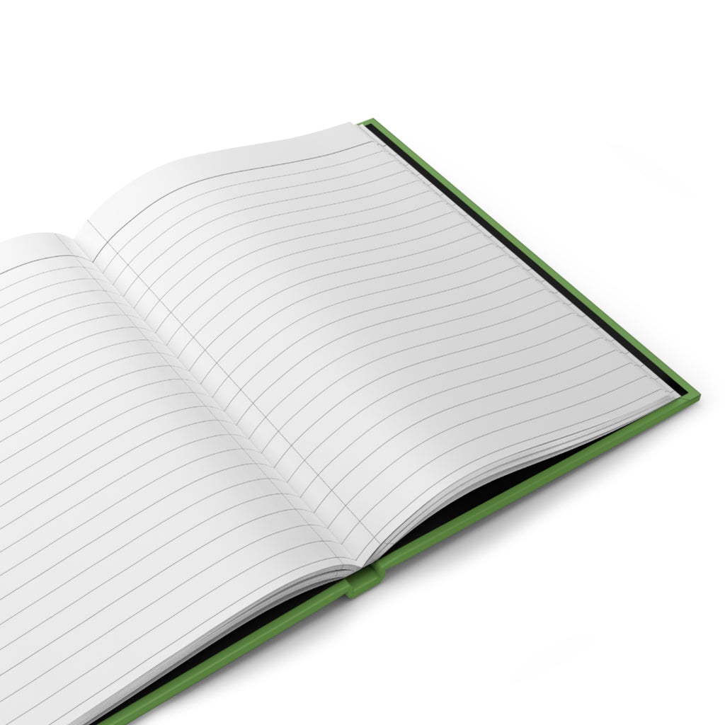 One Game One World Soccer Hardcover Journal — Personalized Number 10 Notebook