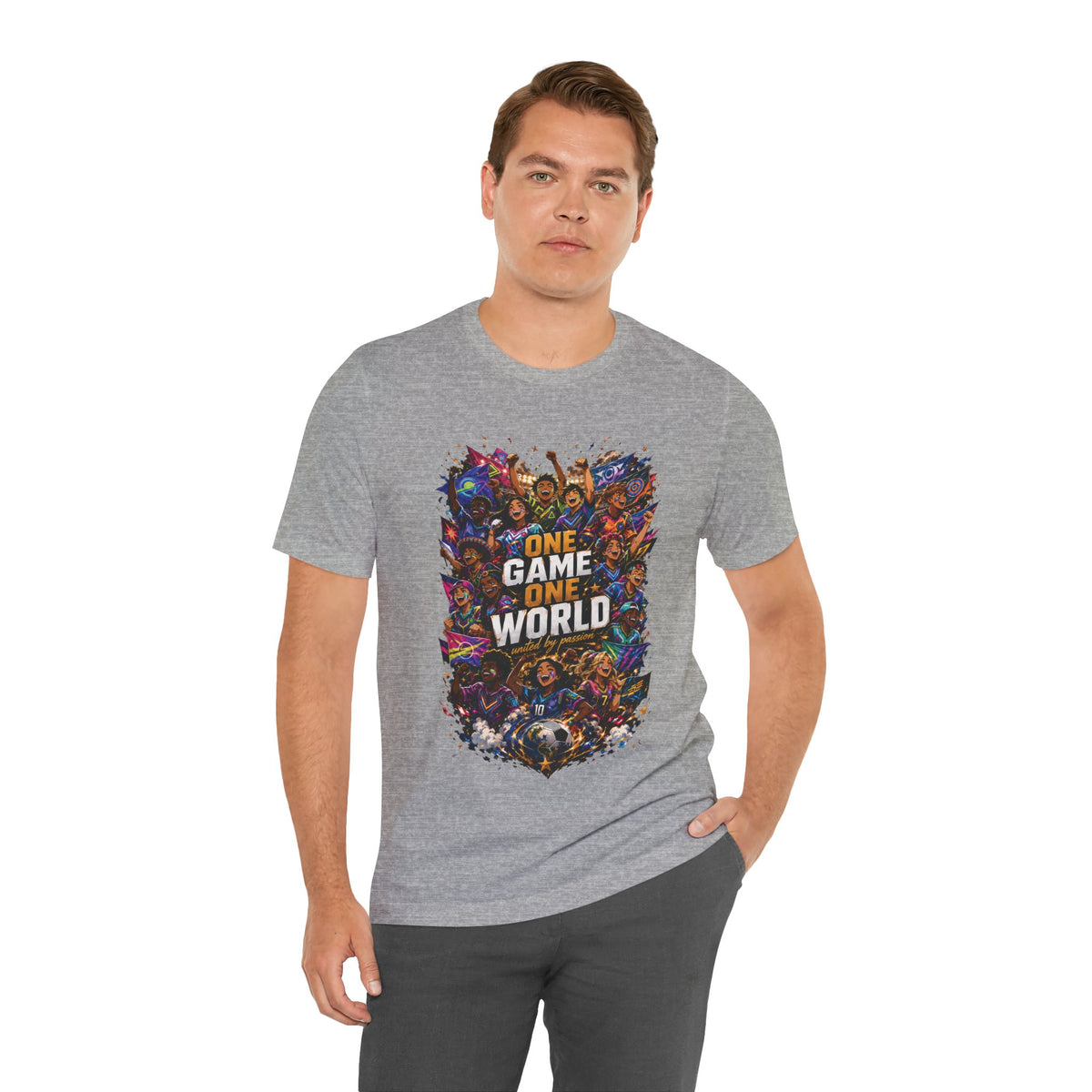 One Game One World Gamer Graphic T Shirt